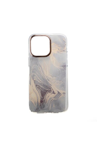 OEM Capac Protectie Spate Colectia Fashion Compatibil Cu iPhone 14 Pro Max - Marble