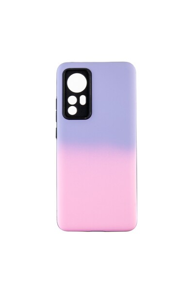 OEM Capac Protectie Spate Colectia Gradient Compatibil Cu Xiaomi 12 Pro 5g - Roz Deschis