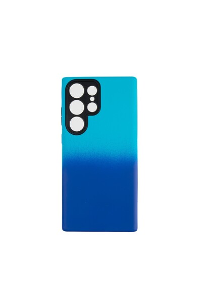 OEM Carcasa Protectie Spate Colectia Gradient Compatibil Cu Samsung Galaxy S23 Ultra - Albastru
