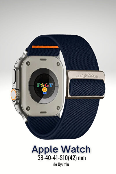 PSGT Apple Watch Band Uyumlu 38-40-41mm ve S10 S11 42mm Climber Kordon Sport ...
