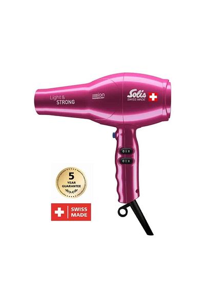 SOLİS Uscător de păr, Solis, Light&Strong, 1800 W, roz