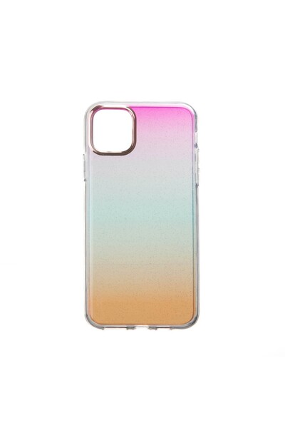 OEM Fashion Collection Back Cover Compatible with iPhone 11 Pro Max - Rainbow