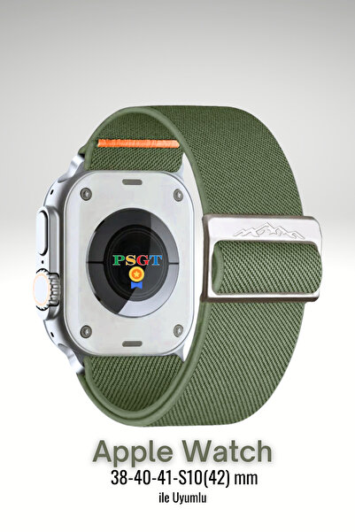 PSGT Apple Watch Band Uyumlu 38-40-41mm ve S10 s11 42mm Climber Kordon Sport ...