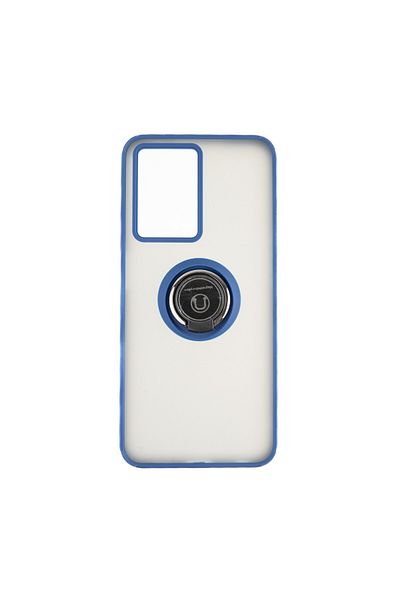OEM Capac Protectie Spate Colectia Soft Shape With Ring Compatibil Cu Oppo A77 5G - Albastru