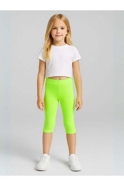 Zekids Girls' Knee Length Leggings