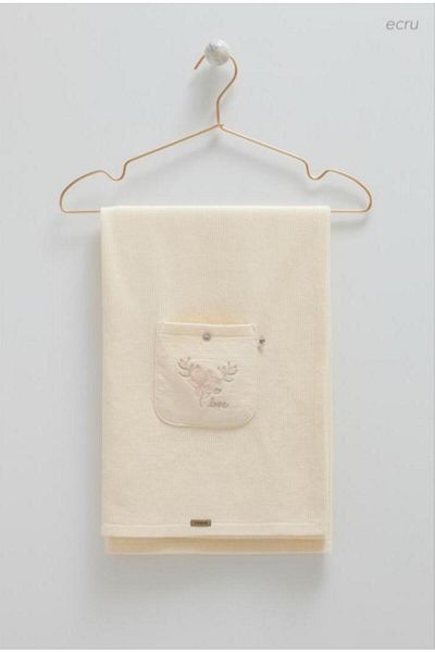 Caramell Soft Style Girl Girl Knitwear Looked Combed Cotton Blanket