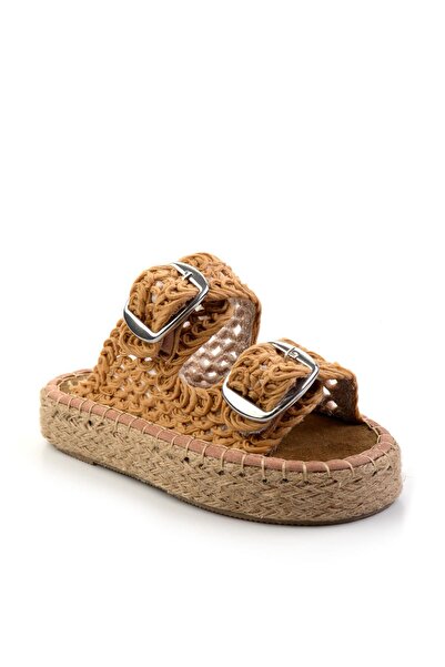 Bambi Vizon Kadın Terlik K04874015816