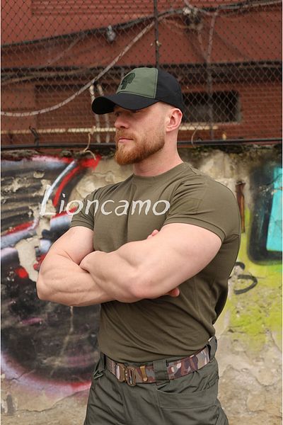 Lion camo Tactical T-shirt 100% Coolmax outdoor sport for men