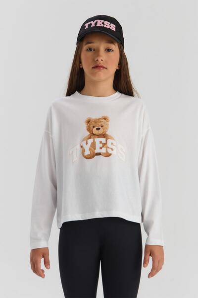 Tyess Bg Store Girl's White Tshirt