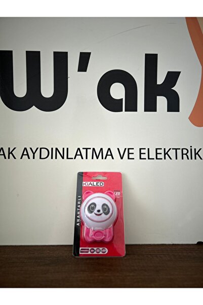 kialed FİŞLİ ANAHTARLI PANDA GECE LAMBASI