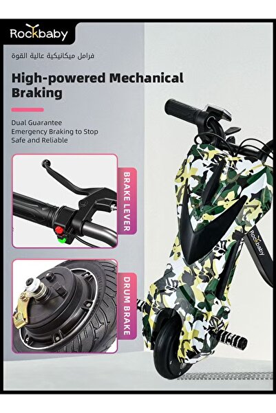 rexa Mini 36V High‑Power 360° Electric Drifting Scooter for Kids & Adults with Adjustable Frame