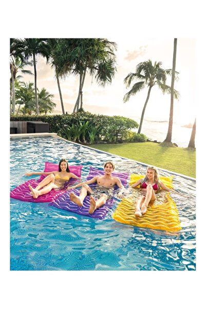 Intex سجادة أمواج قابلة للنفخ من توت آند فلوت - 229×86 سم - ألوان متنوعة