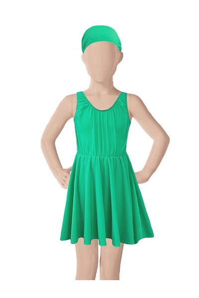 By Piera Girl's Skirted Swimmer Swimsuit