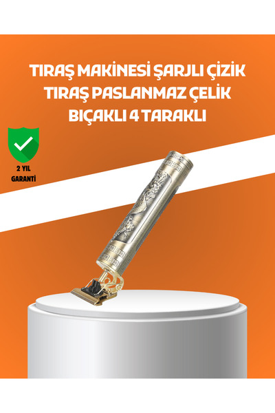 UCUZTEKNO 4 Başlıklı Suya Dayanıklı Saç Kesme Makinesi