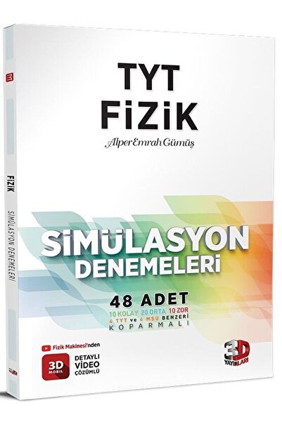 3D Yayınları TYT Kimya Simülasyon 48 Deneme