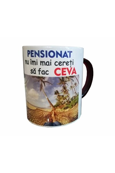magazinu de gravura Personalized mug Pensioner, engraving shop, 330 ml