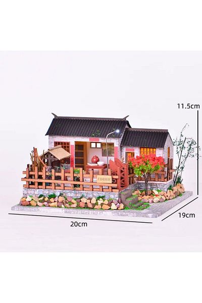OEM Interactive game, educational, model, assembly house, miniature, Chi House, DIY