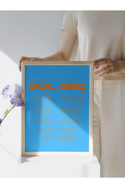 studio duha Poster „Rose Pass” - Decor de perete de pictură tipografică motivațională, fără încadrare