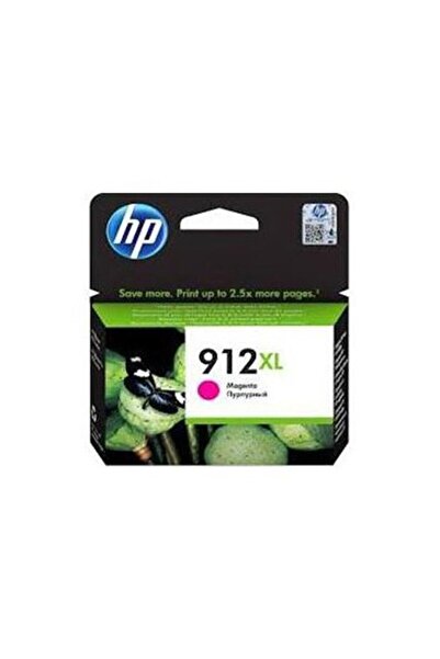 HP 912XL Yüksek Kapasite Magenta Kırmızı Kartuş 3YL82A