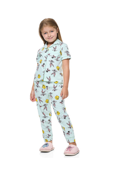 R&B طقم بيجاما بطبعة لوني تونز