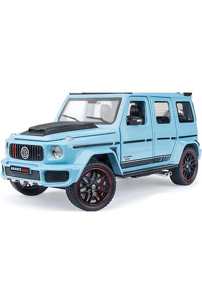HAIZOL Mercedes-Benz Brabus G800 Diecast Model Car Scale 1:24 with Sound, Light Simulation & Rear Door