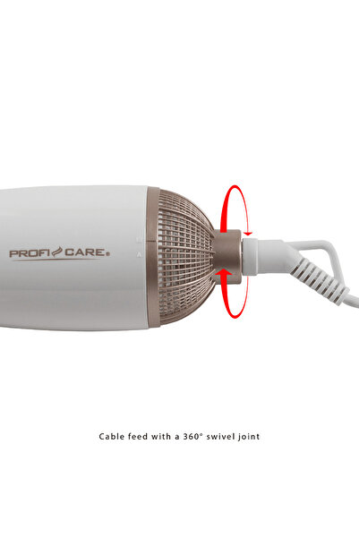 ProfiCare Electric hairbrush, Proficare, PC-HAS3011W, 800 W, white