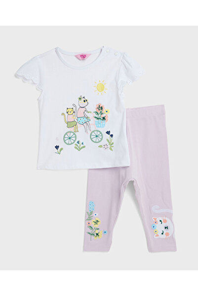 R&B طقم بلوزة وبنطال مطرز