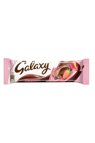 Galaxy شوكولاتة مع قطع الفراولة، 36 غرام
