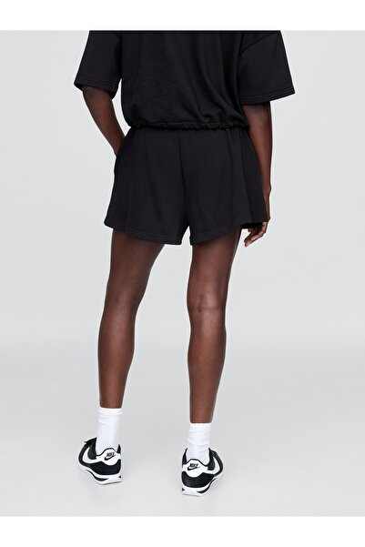 GAP Kadın Siyah VintageSoft Logo Şort