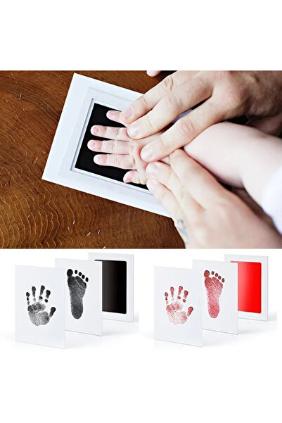 YENİTECH Yenidoğan Bebek El Ayak İzi Kiti Temiz Mürekkep Pedi Evcil Hayvan AN...