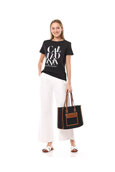 R&B Solid Wide Leg Jeans with Button Closure