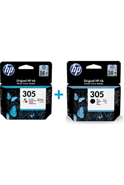 HP 3YM60AE + 3YM61AE 305 Siyah + Renkli Kartuş Seti