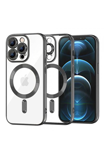 Techsuit Carcasă MagSafe pentru Apple iPhone 12 Pro Max, Techsuit, Cristal Lu...