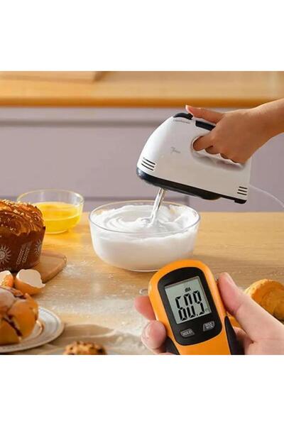 Tradeo 7-Gear Electric Hand Mixer, Automatic Egg Beater & Cream Whisk, Push Stirrer Blender for Baking