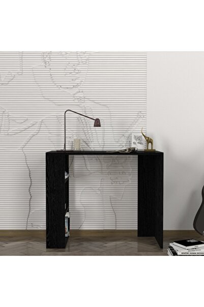 UnicUtil Simple Desk, Modern Design, Unique, 90 x 40 x 73.8 cm, Black, UUDESK36