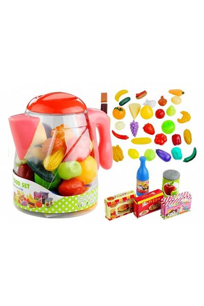 REBELS Play Set – Foods in a Jar Container - 50 Pieces
