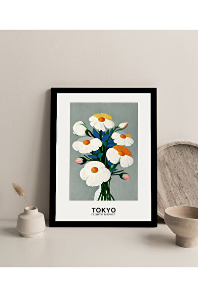 Harikabirev Τραπέζι MDF με εμφάνιση χωρίς πλαίσιο (τόκιο λουλούδι) | ΤΣΚΜΔΦ