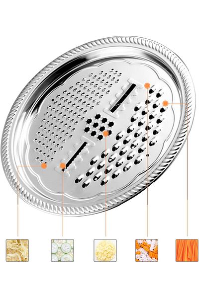 Saharaz 3Pcs/Set Stainless Steel Kitchen Tool,Grater Strainer Sieve Basin Washing Bowl Set,26x26x26cm