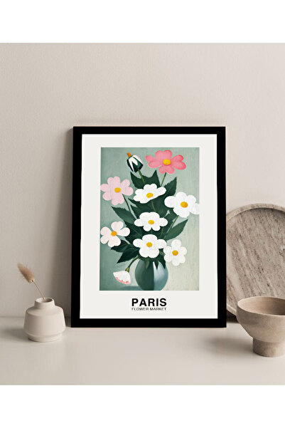 Harikabirev Frameless Frame Look Mdf Table (Paris Flower) | Ctkmdf