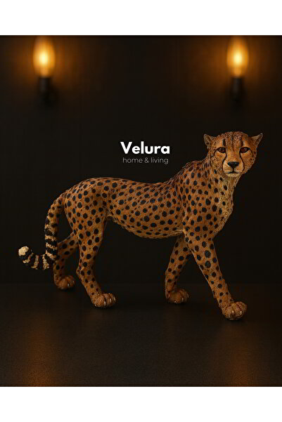 Velura Home & Living Mafdet (Çita) Biblo & Heykel & Büst & Figür