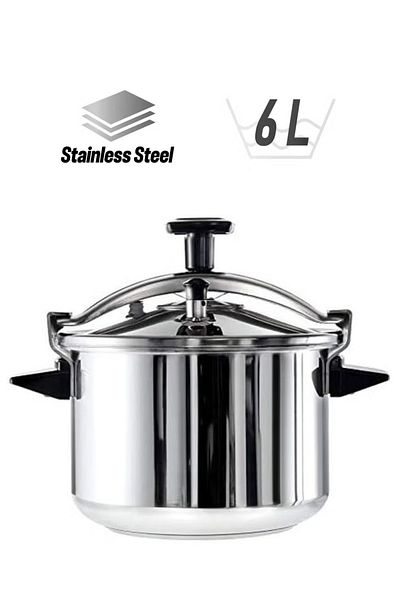 TEFAL Authentique 6 L Stainless Steel Pressure Cooker (P0530734)