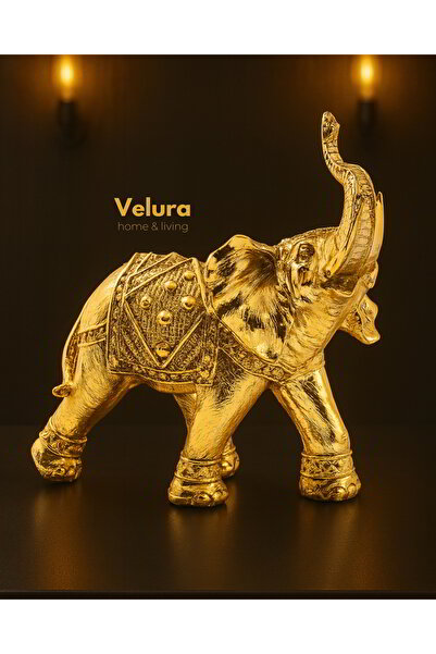 Velura Home & Living Timur (Gold Fil) Biblo & Heykel & Büst & Figür