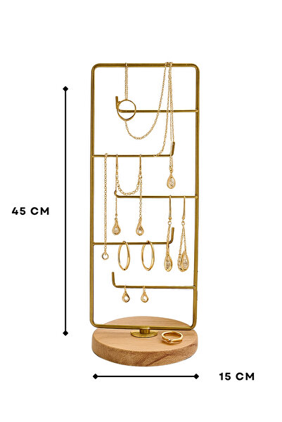 HOMİNG Modern Jewelry Earring Necklace Ring Stand 242132