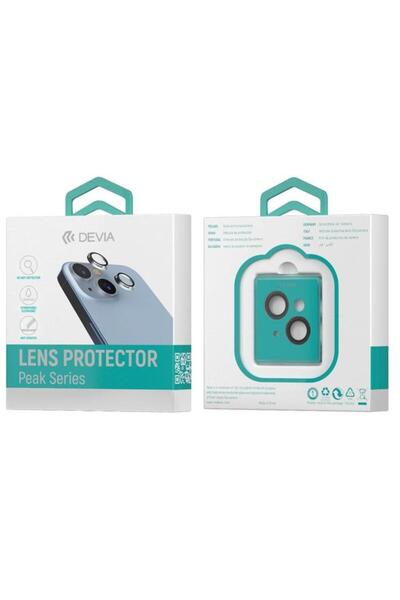 Devia Folie Sticla Camera Peak Series Diamond iPhone 15 / 15 Plus pachet de 2...