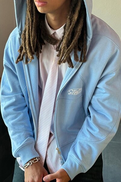 Pull & Bear STWD Fermuarlı Kapüşonlu Sweatshirt