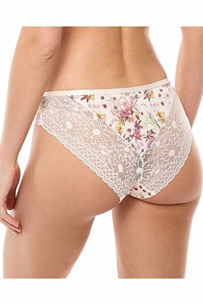 R&B 2 Pack Lace Waist Brazilian Briefs