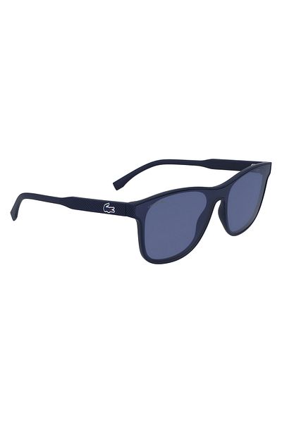 Lacoste L 907S 424 52 Unisex Rectangular Blue Bone Sunglasses