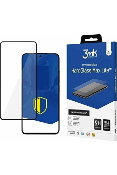 3MK Protector de ecran HardGlass Max Lite pentru iPhone 13/13 Pro/14, negru