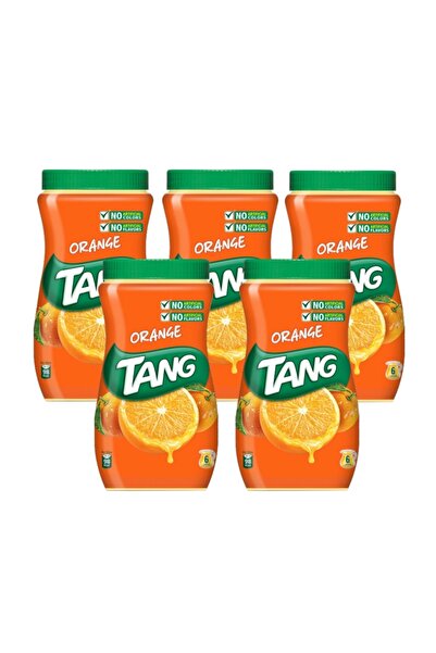 TANG Orange Flavored Instant Powder Drink Glass Bottle, 750g X 5