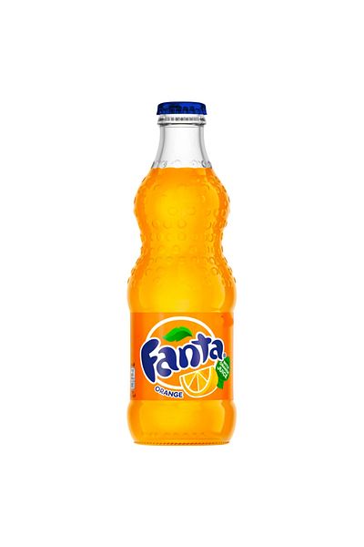Fanta Orange Soft Drink, Glass Bottle, 250ml